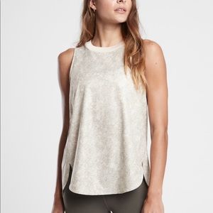 Athleta snake print zephyr tank top size XS